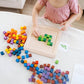 Girl Playing PlanToys 100 Counting Cubes - Unit Plus