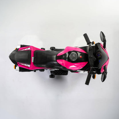Overview of Tamco 12 V Kids Toys Electric Motorcycle with Training Wheels - Pink