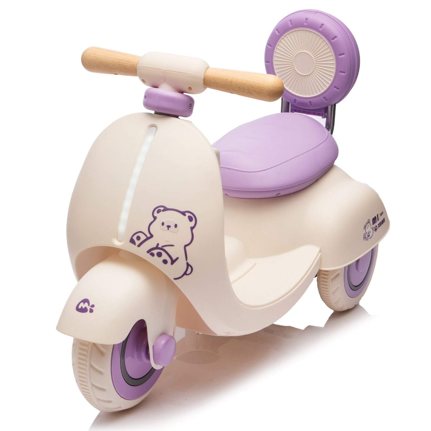 HIFINE 12V Kids Ride On Electric Motorcycle - Purple