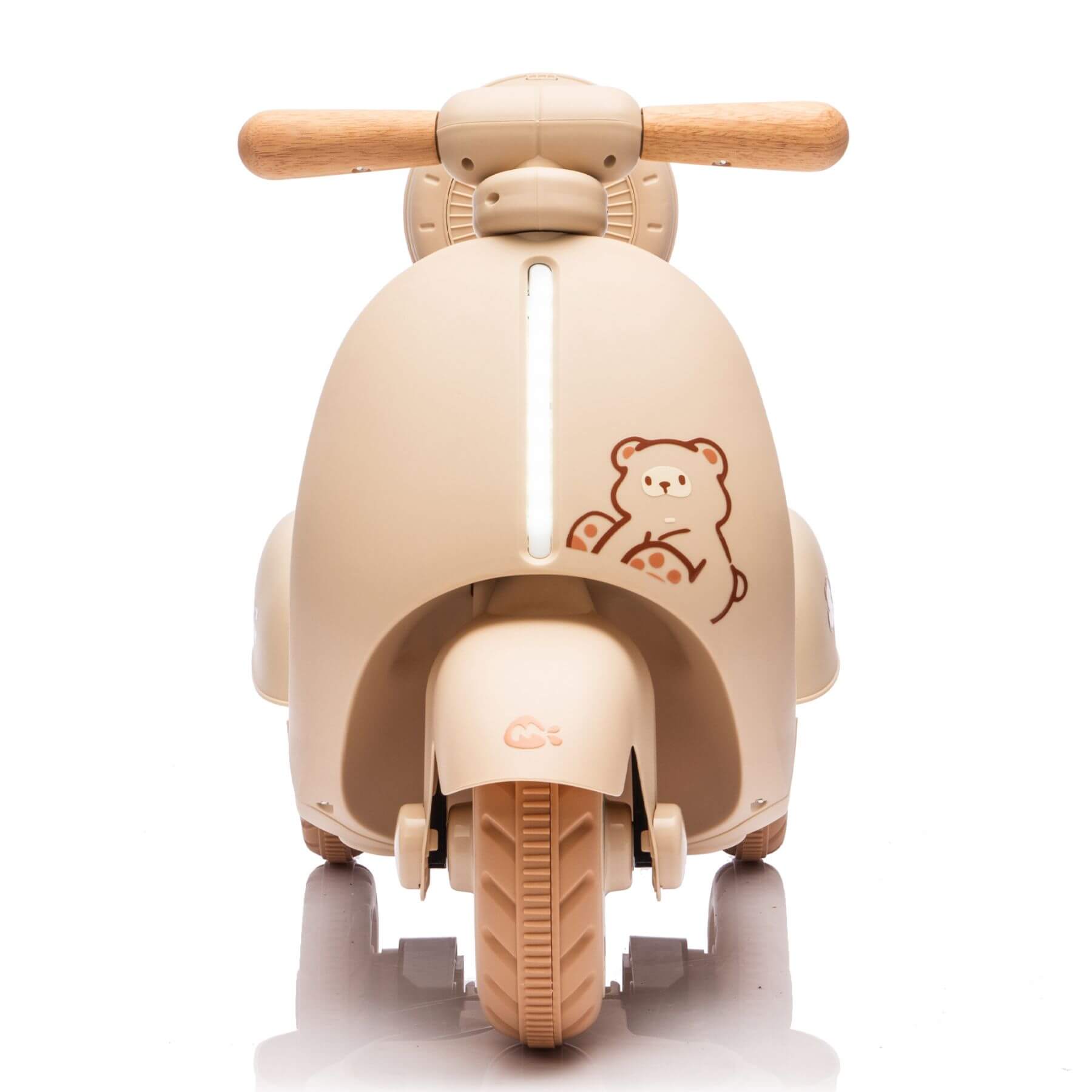 ToyRides Elite 12V Kids Ride On Electric Motorcycle - Beige