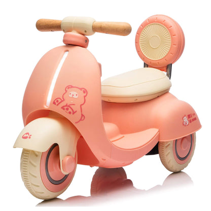 ToyRides Elite 12V Kids Ride On Electric Motorcycle - Pink