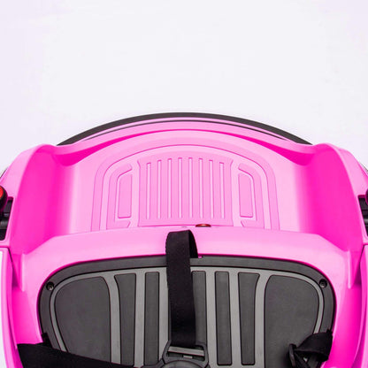 Close-up of HIFINE 12V Ride On Bumper Car for Kids - Pink