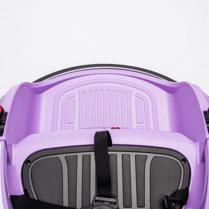 Close-up of HIFINE 12V Ride On Bumper Car for Kids - Purple
