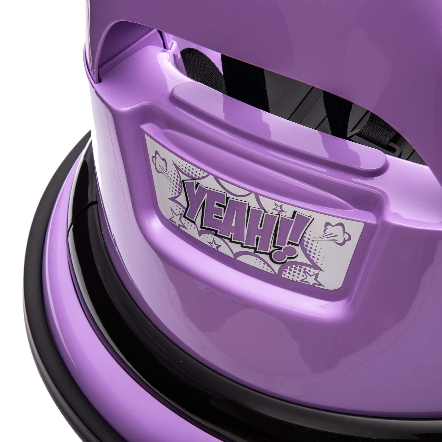 Close-up of HIFINE 12V Ride On Bumper Car for Kids - Purple