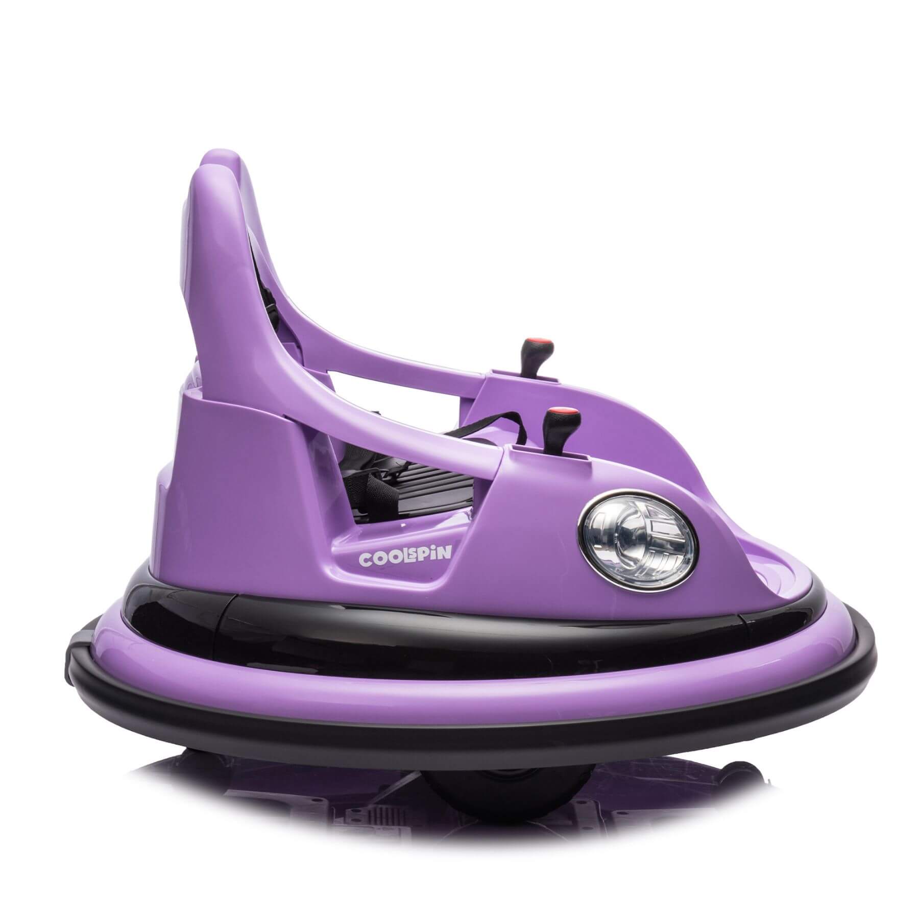 HIFINE 12V Ride On Bumper Car for Kids - Purple