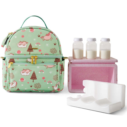 Sunveno Breastmilk Cooler Bag with Detachable Insulation Box Set
