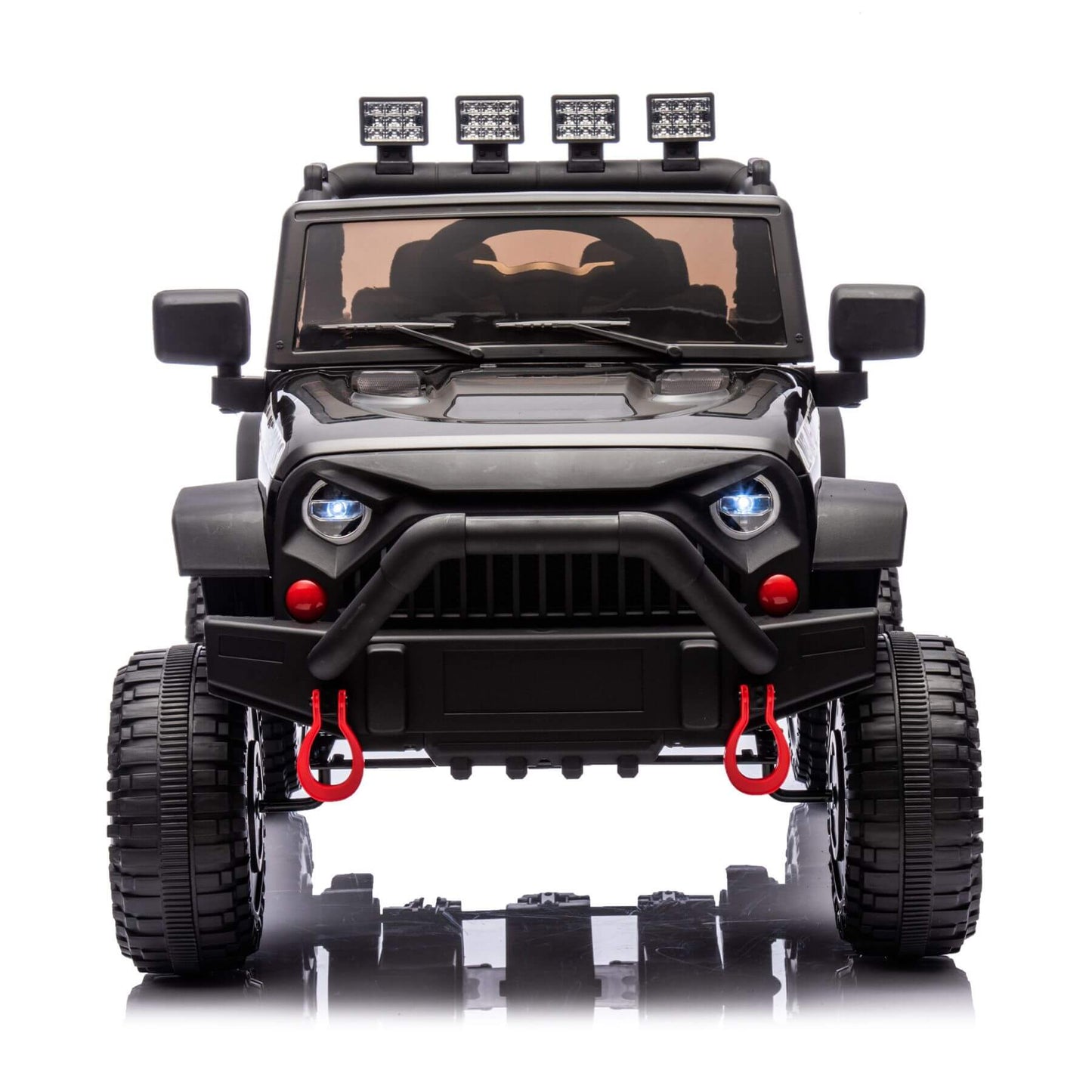 Front view of HIFINE 24V Kids Ride On Car - Black