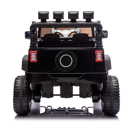 Back view of HIFINE 24V Kids Ride On Car - Black