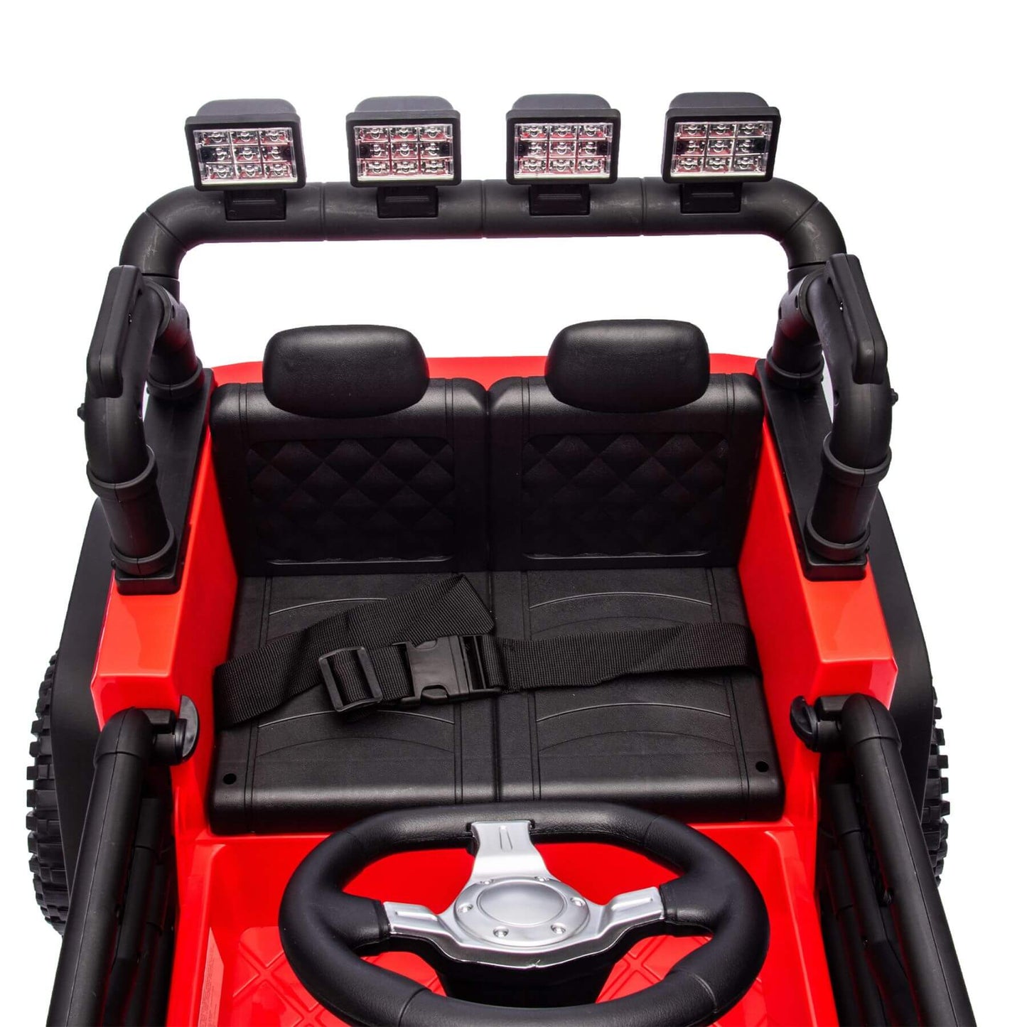 Interior of HIFINE 24V Kids Ride On Car - Red