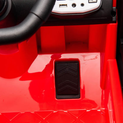 Close-up of HIFINE 24V Kids Ride On Car - Red