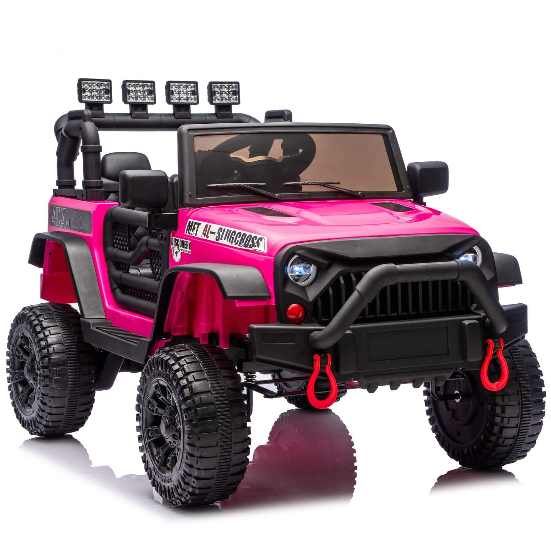 HIFINE 24V Kids Ride On Car - Rose Pink