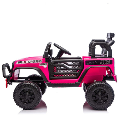 HIFINE 24V Kids Ride On Car - Rose Pink
