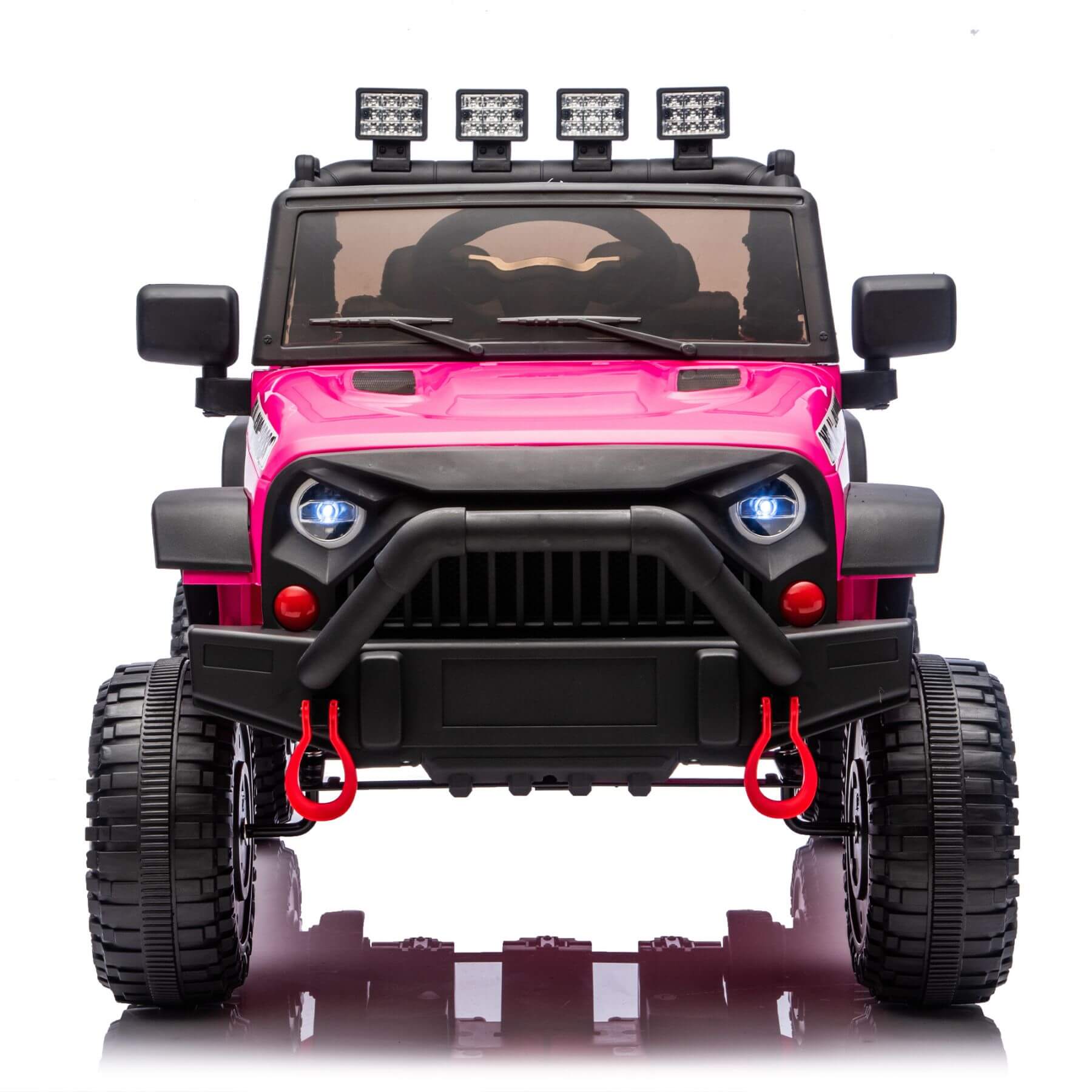 HIFINE 24V Kids Ride On Car - Rose Pink