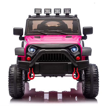 HIFINE 24V Kids Ride On Car - Rose Pink