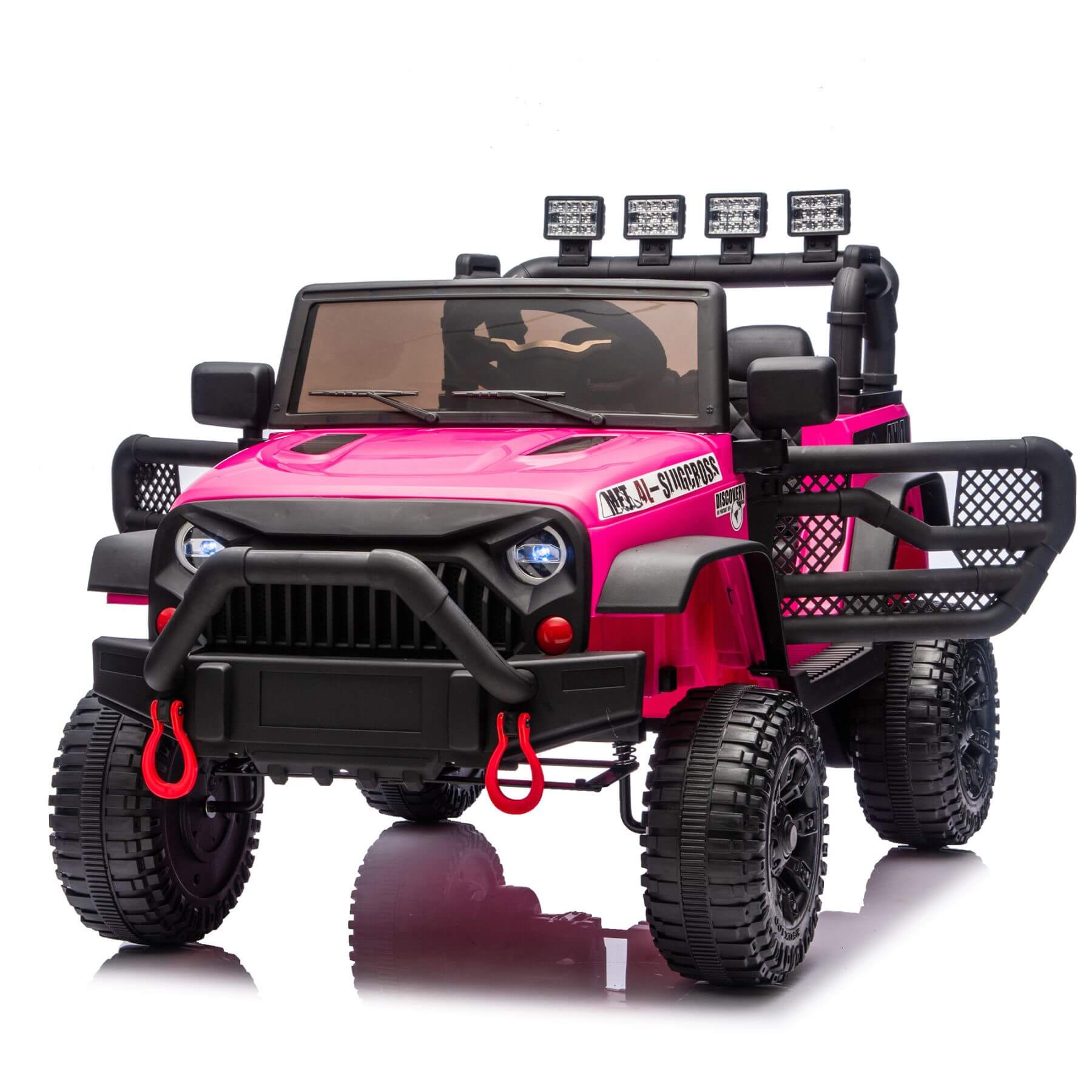 HIFINE 24V Kids Ride On Car - Rose Pink