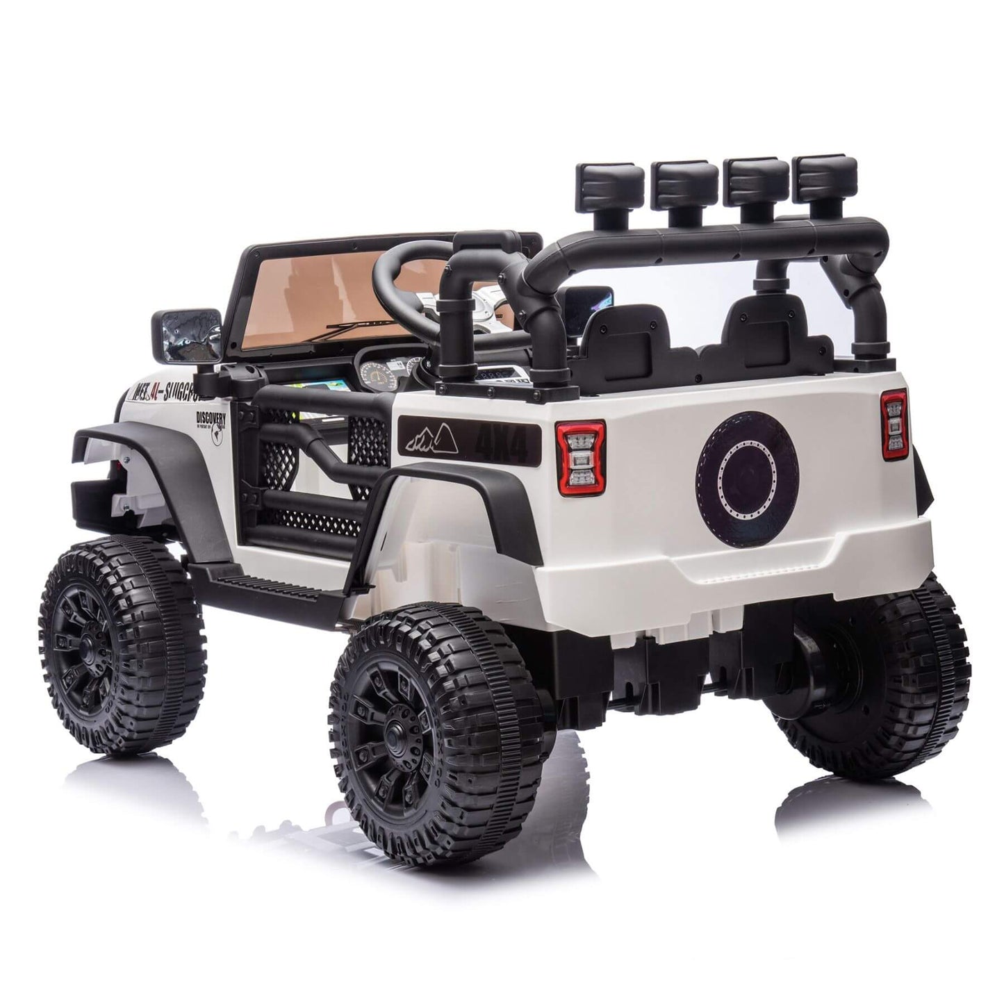 HIFINE 24V Kids Ride On Car - White