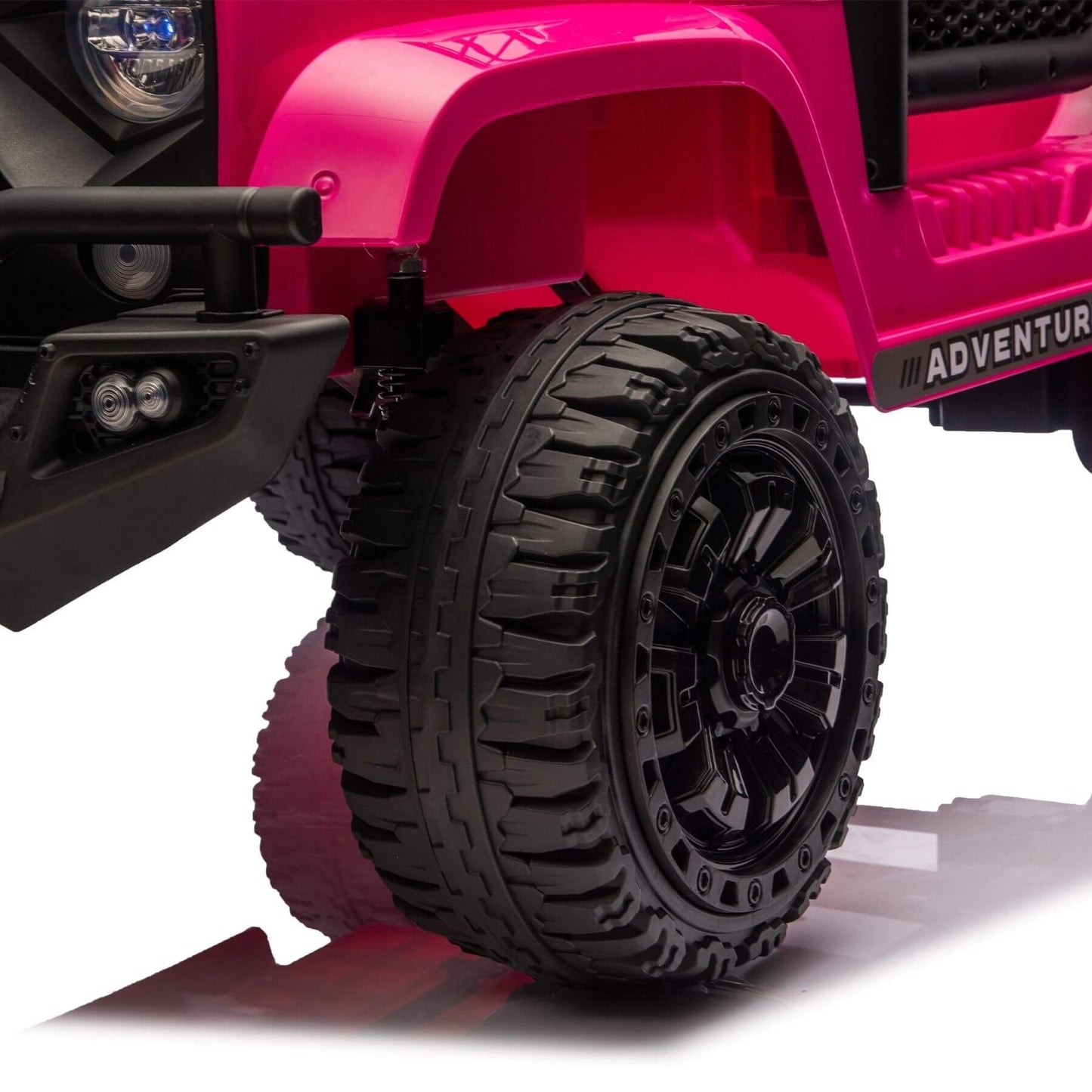 Wheel of HIFINE 24V 100W*2 Two-Seater Kids Ride On Car - Pink