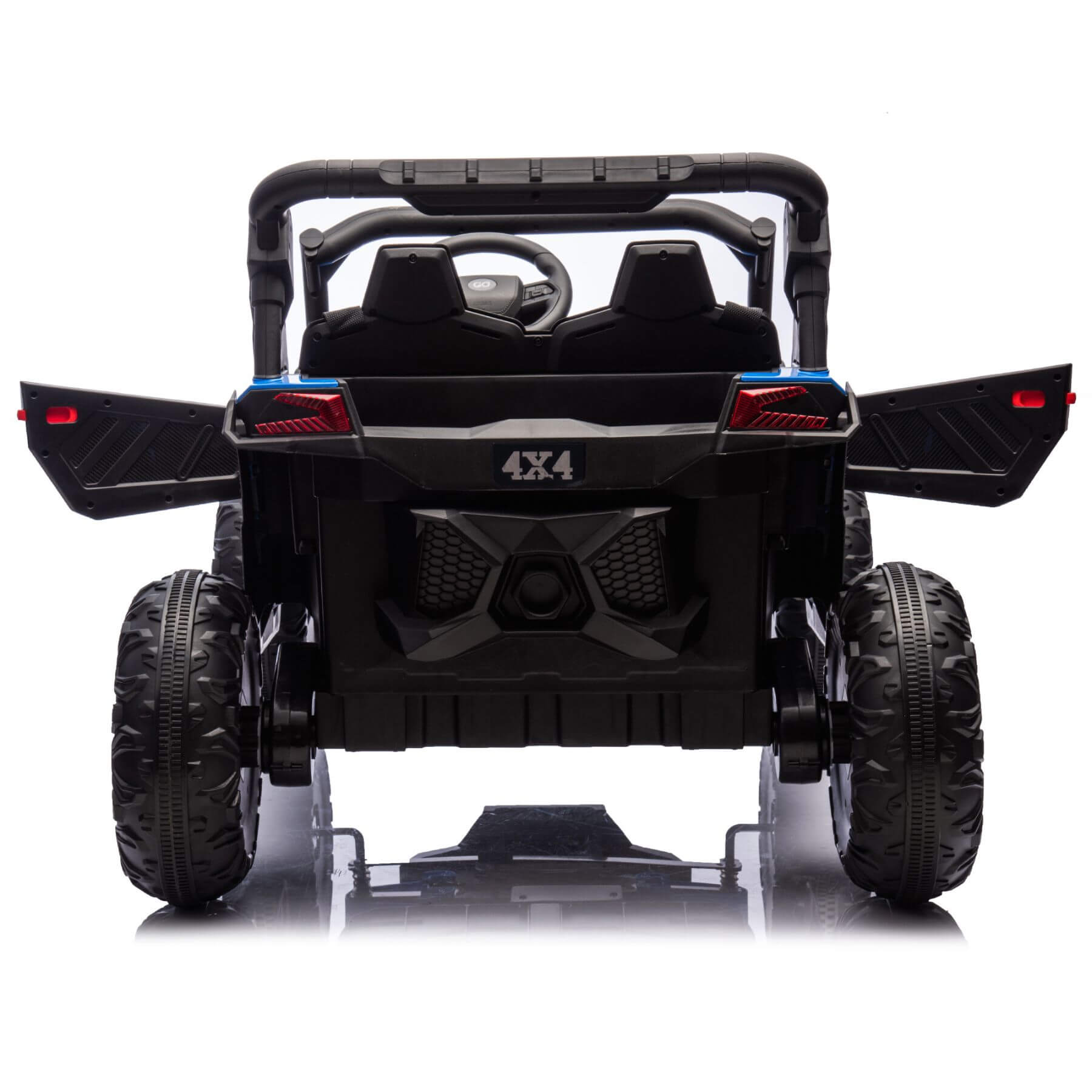 HIFINE 24V Two-Seater Kids Ride On UTV - Blue