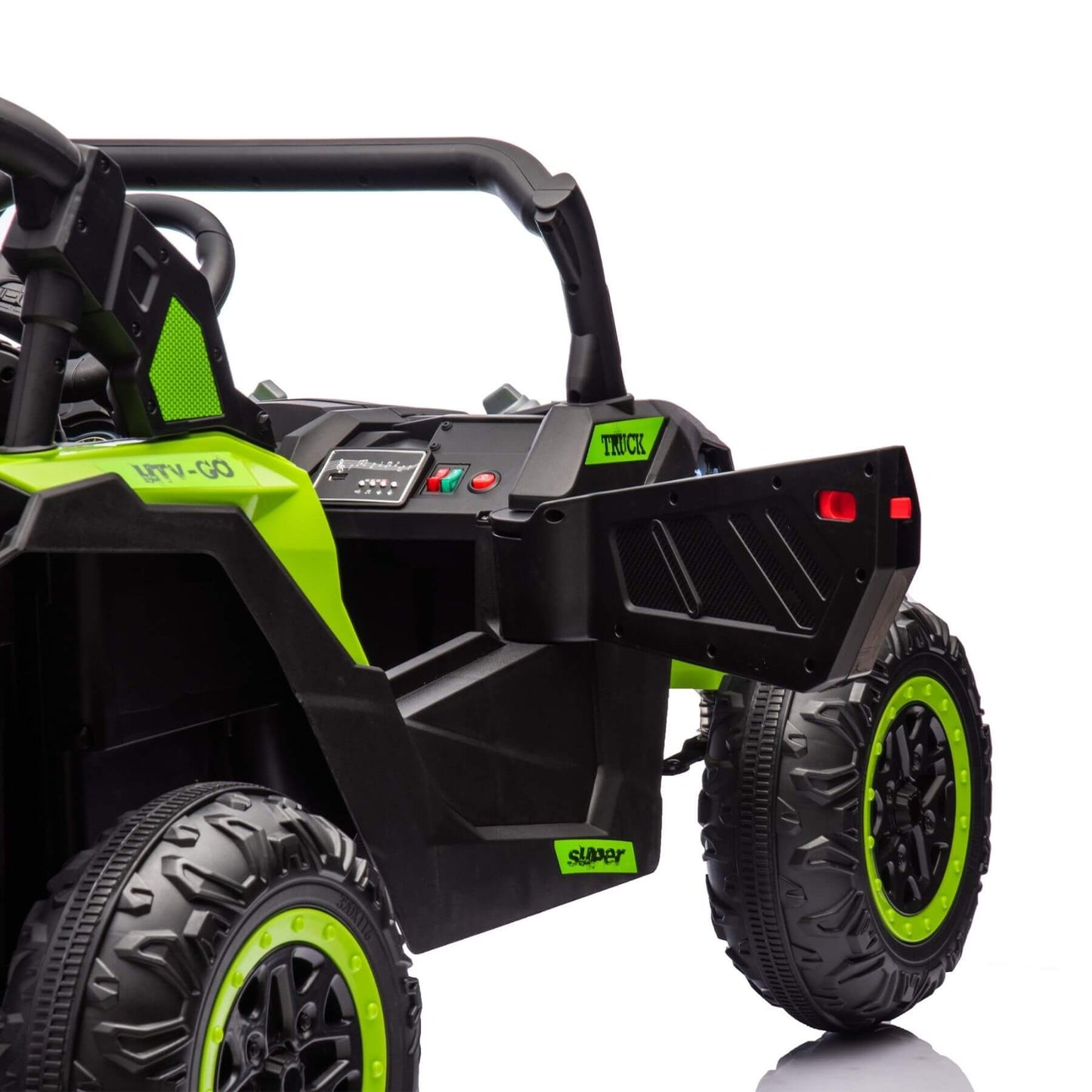 HIFINE 24V Two-Seater Kids Ride On UTV - Green