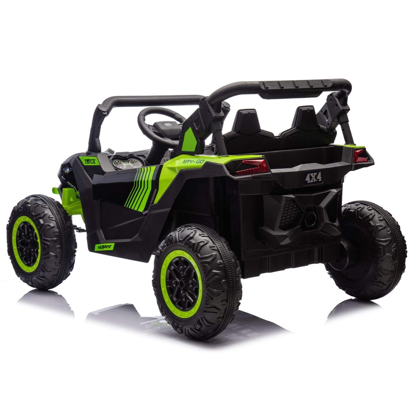 HIFINE 24V Two-Seater Kids Ride On UTV - Green