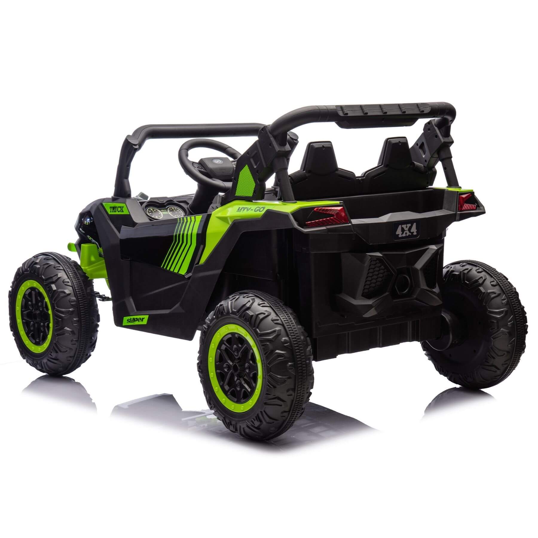 HIFINE 24V Two-Seater Kids Ride On UTV - Green