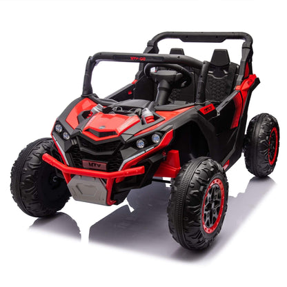 HIFINE 24V Two-Seater Kids Ride On UTV - Red