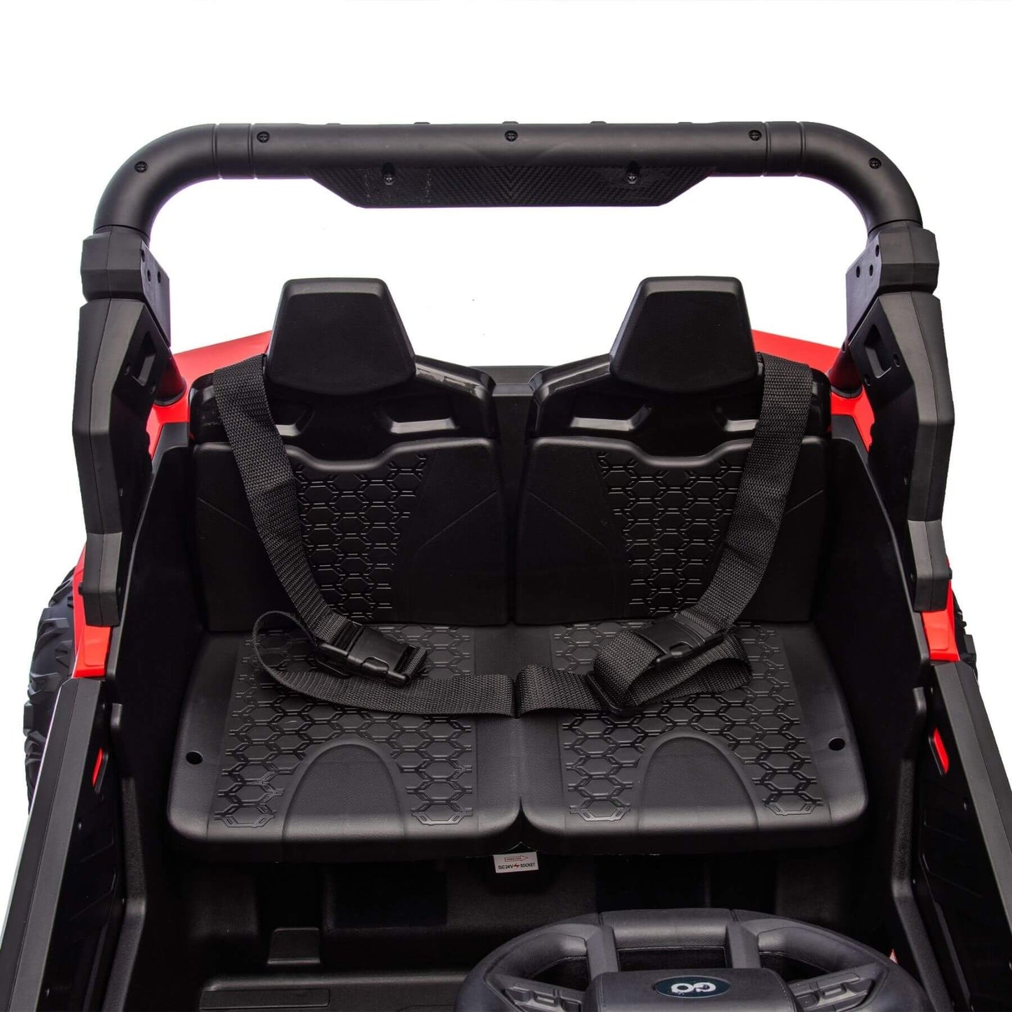 HIFINE 24V Two-Seater Kids Ride On UTV - Red