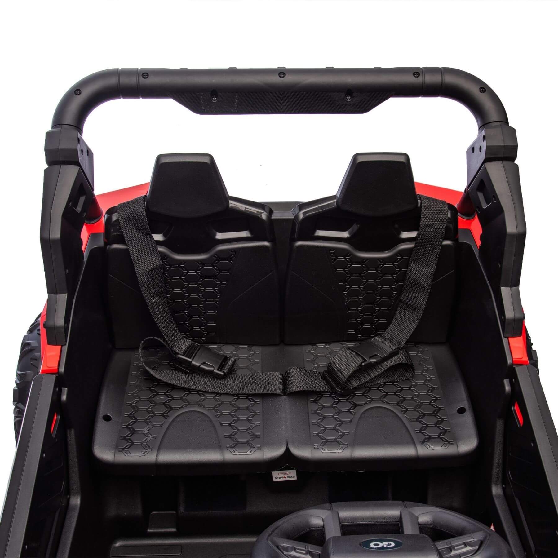 HIFINE 24V Two-Seater Kids Ride On UTV - Red