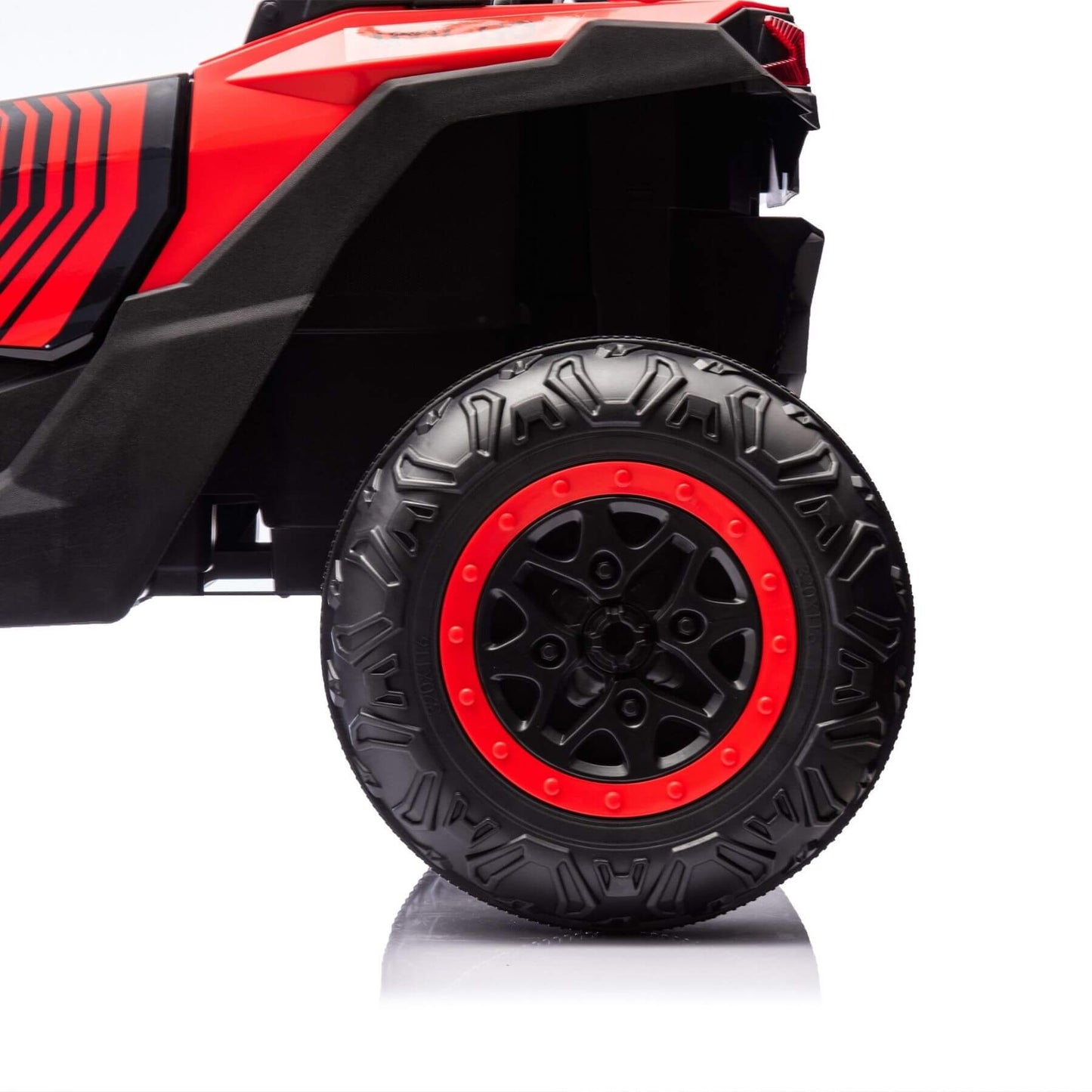 Wheel of HIFINE 24V Two-Seater Kids Ride On UTV - Red