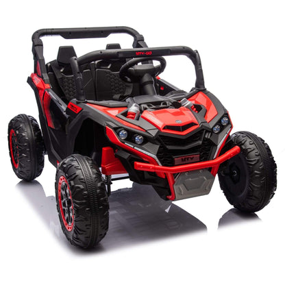 HIFINE 24V Two-Seater Kids Ride On UTV - Red
