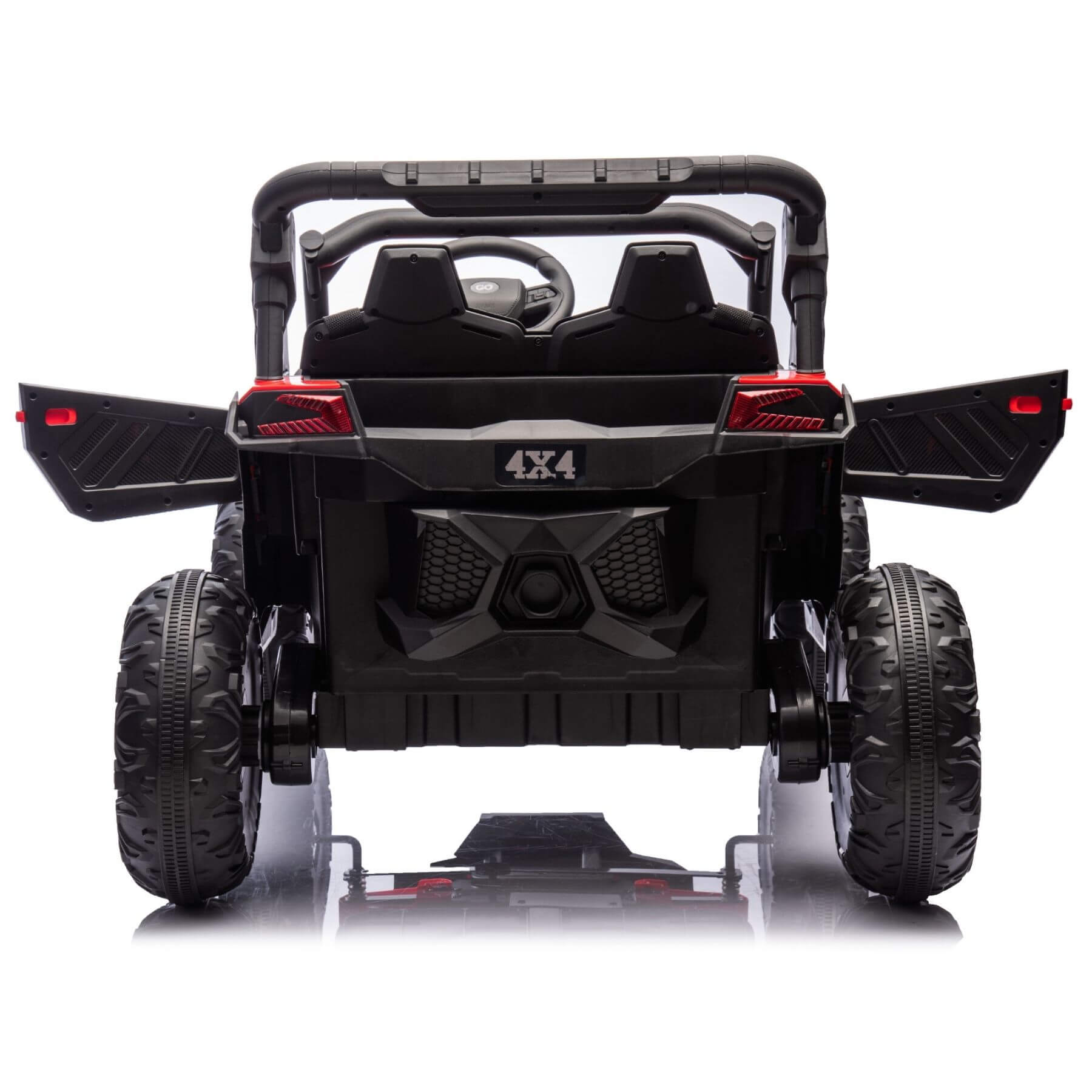 HIFINE 24V Two-Seater Kids Ride On UTV - Red