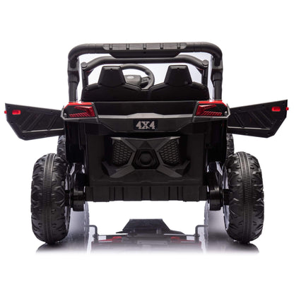 HIFINE 24V Two-Seater Kids Ride On UTV - Red