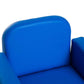 Detail of Qaba 2-in-1 Multifunctional Convertible Kids Table and Chair Set Blue