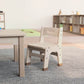 Flash Furniture Bright Beginnings 2PK Natural 9" Wooden Classroom Chairs