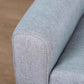 Detail of Qaba 2-Seat Kids Sofa Linen Fabric and Wooden Frame Sofa Gray