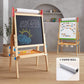 Tiny Land® 3-in-1 Art Easel & Paper Roll Set, featuring alphabet and numbers, in a room setting.