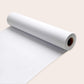Roll of white paper on a beige background