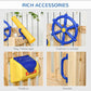 Details of Outsunny 3 in 1 Wooden Outdoor Playset