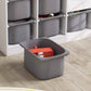 Detail of Qaba 3-Layer Kids Toy Storage Organizer with 6 Storage Bins Gray