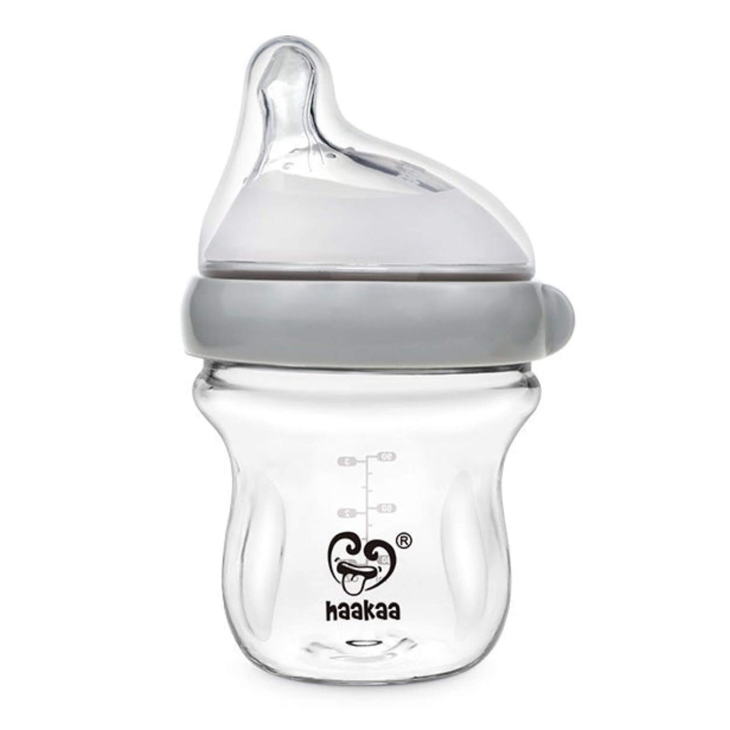 Haakaa Generation 3 Glass Baby Bottle - Gray