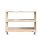 Flash Furniture Bright Beginnings 3-Shelf Wood Mobile Storage Cart
