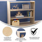 Flash Furniture Bright Beginnings 3 Shelf Wooden Classroom Storage Unit
