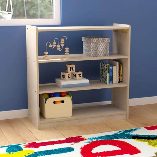 Flash Furniture Bright Beginnings 3 Shelf Wooden Classroom Storage Unit