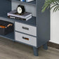 Detail of HOMCOM 3-Tier Child Bookcase Grey