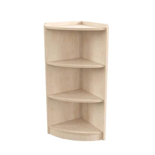 Flash Furniture Bright Beginnings 3 Tier Wooden Classroom Corner Shelf