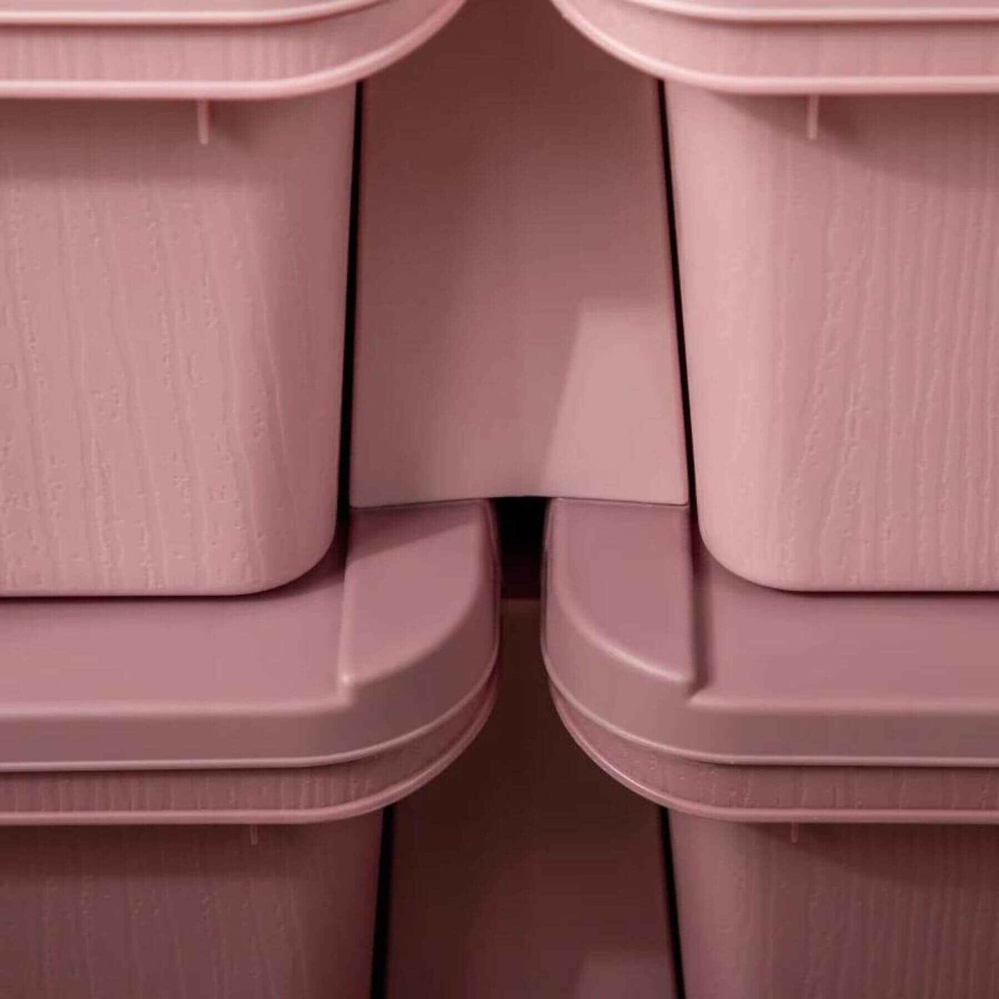 Detail of Qaba 3 Tier Kids Storage Unit, 6 Drawer Chest, Plastic Bins for Kids Bedroom, Pink