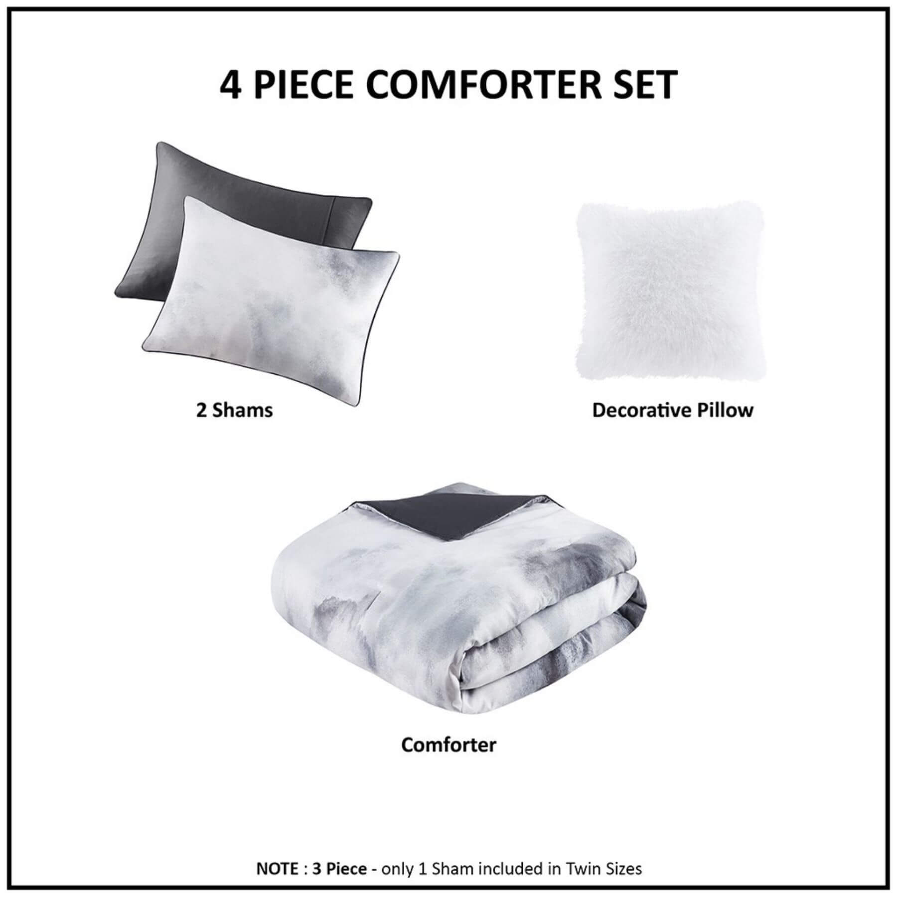 4 Piece Comforter Set