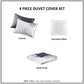 4 Piece Duvet Cover Set