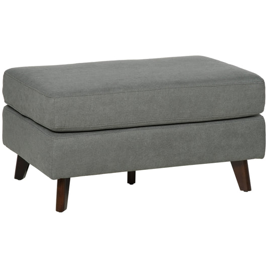 HOMCOM Convertible Sofa Bed | Ottoman Sleeper | Cozy Floor Sofa - Grey