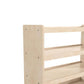 Flash Furniture Bright Beginnings 4 Shelf Wood Mobile Storage Cart